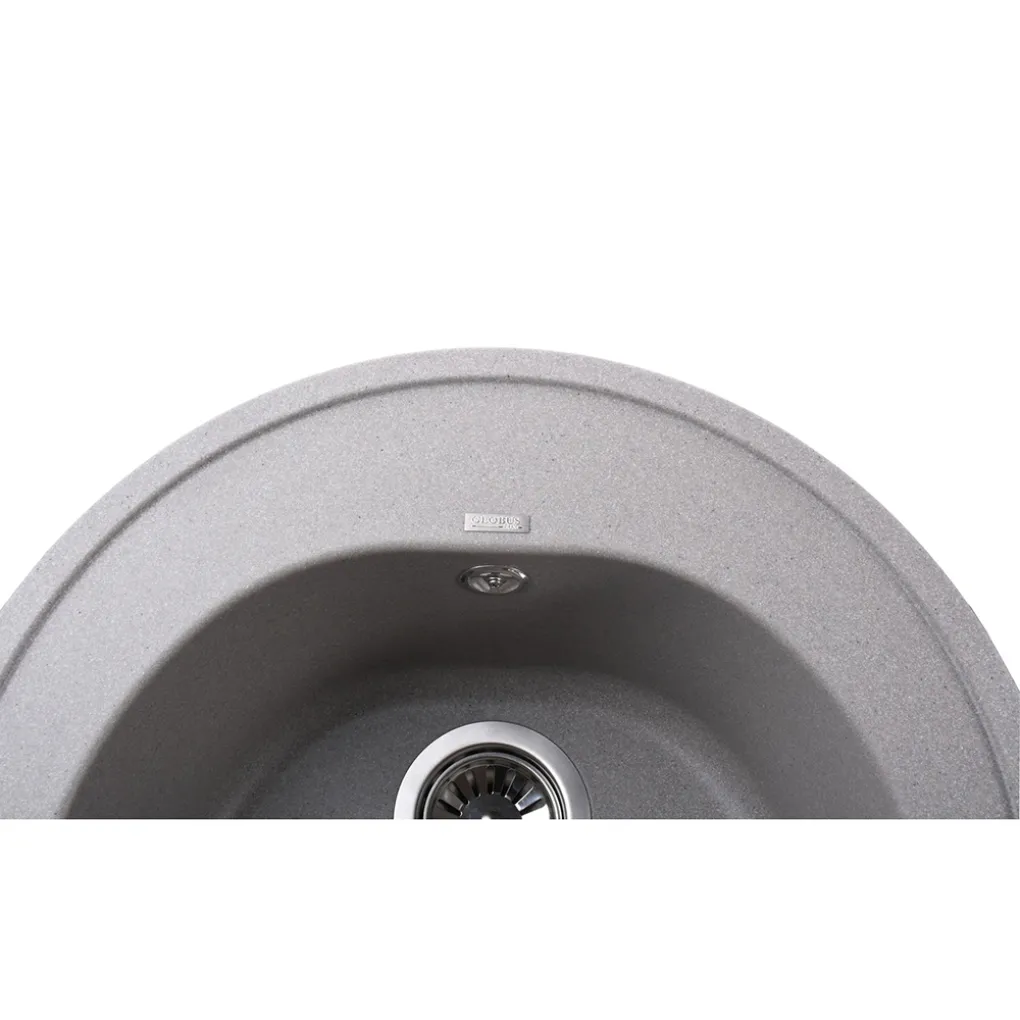 Гранітна мийка Globus Lux MARTIN 510 мм-А0005, сірий камiнь- Фото 4